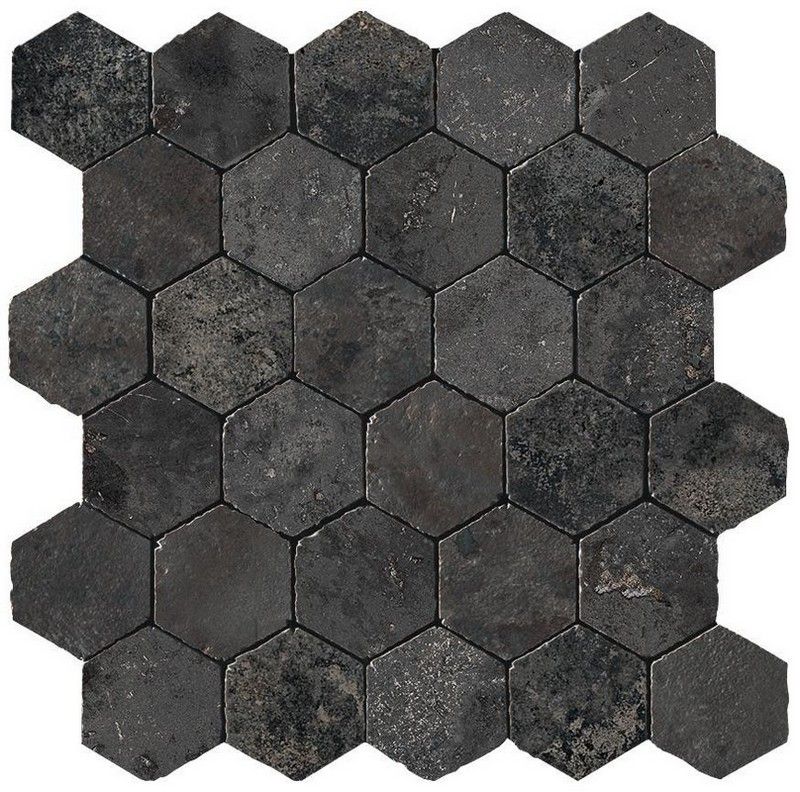 Элемент Керамогранит Aix Fumée Honeycomb Tumbled (A0UD) коллекции AIX (Аикс) Atlas Concorde