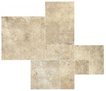 Карвинг 60x60 AIX (Аикс) Atlas Concorde: Керамогранит Aix Blanc Kit Multiformato Tumbled (A04X)