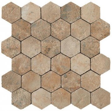 Карвинг 60x60 AIX (Аикс) Atlas Concorde: Керамогранит Aix Beige Honeycomb Tumbled (A0UB)