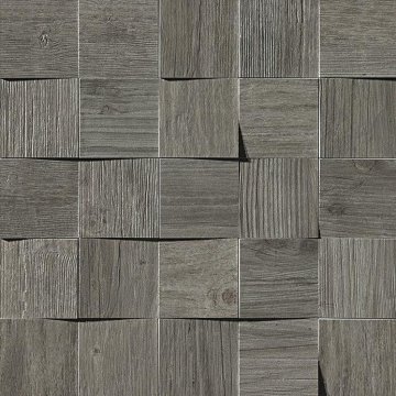 Карвинг 60x60 Axi (Акси) Atlas Concorde: Керамогранит Axi Grey Timber Mosaico 3D (AMV4)