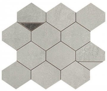 Карвинг 60x60 Blaze (Блейз) Atlas Concorde: Керамическая плитка Blaze Aluminium Mosaico Nest (9BNA)