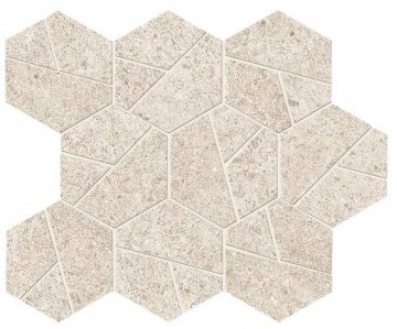 Мозаика Boost Stone (Буст Стоун) Atlas Concorde: Керамогранит BOOST STONE White Mosaico 25,28,5 A67I