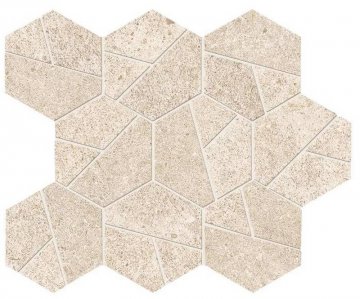 Мозаика Boost Stone (Буст Стоун) Atlas Concorde: Керамогранит BOOST STONE Ivory Mosaico 25,28,5 A7CU