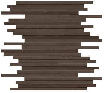 Карвинг 60x60 Dwell (Двелл) Atlas Concorde: Керамическая плитка Dwell Brown Leather Mosaico L (9DLB)