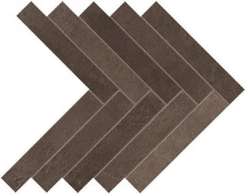 Карвинг 60x60 Dwell (Двелл) Atlas Concorde: Керамогранит Dwell Brown Leather Herringbone (A1DE )
