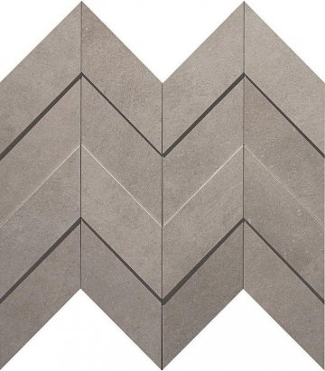Карвинг 60x60 Dwell (Двелл) Atlas Concorde: Керамогранит Dwell Gray Chevron 3D (A1DM)