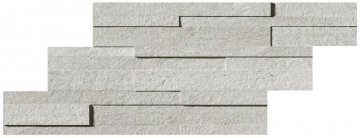 Карвинг 60x60 Klif (Клиф) Atlas Concorde: Керамогранит Klif White Brick 3D (AN7K) 28x55