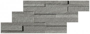 Карвинг 60x60 Klif (Клиф) Atlas Concorde: Керамогранит Klif Grey Brick 3D (AN7M) 28x55
