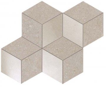 Карвинг 60x60 Kone (Коне) Atlas Concorde: Керамогранит Kone Silver Mosaico Esagono (AUN3) 30x35