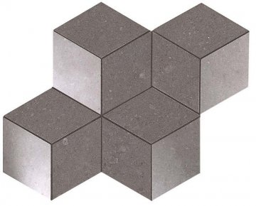 Карвинг 60x60 Kone (Коне) Atlas Concorde: Керамогранит Kone Grey Mosaico Esagono (AUN5) 30x35