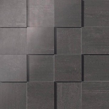 Карвинг 60x60 Mark (Марк) Atlas Concorde: Керамогранит Mark Graphite Mosaico 3D lappato (AMYQ) 30x30