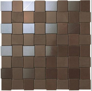 Карвинг 60x60 Marvel (Марвел) Atlas Concorde: Керамическая плитка Marvel Bronze Net Mosaic (ASCW) 30,5x30,5
