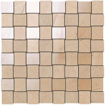 Карвинг 60x60 Marvel (Марвел) Atlas Concorde: Керамическая плитка Marvel Beige Net Mosaic (ASCX) 30,5x30,5