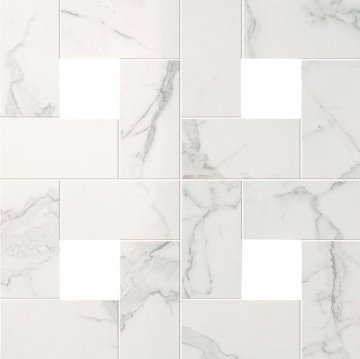 Карвинг 60x60 Marvel (Марвел) Atlas Concorde: Керамогранит Marvel Calacatta Cassettone Lappato (ASL5) 45x45