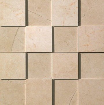 Карвинг 60x60 Marvel (Марвел) Atlas Concorde: Керамогранит Marvel Beige Mosaico 3D (ASLF) 30x30