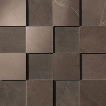Карвинг 60x60 Marvel (Марвел) Atlas Concorde: Керамогранит Marvel Bronze Mosaico 3D (ASLG) 30x30