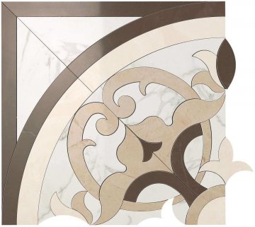 Карвинг 60x60 Marvel (Марвел) Atlas Concorde: Керамогранит Marvel Elegance Angolo Warm (AVW4) 60x60
