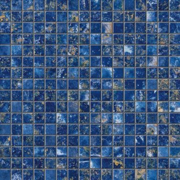 Мозаика Marvel Dream (Марвел Дриам) Atlas Concorde: Керамическая плитка Marvel Ultramarine Mosaic Q (9MQD) 30,5x30,5