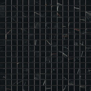 Мозаика Marvel Dream (Марвел Дриам) Atlas Concorde: Керамогранит Marvel Black Atlantis Mosaico Lappato (AOVB) 30x30
