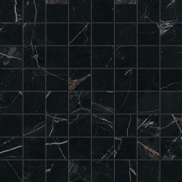 Мозаика Marvel Dream (Марвел Дриам) Atlas Concorde: Керамогранит Marvel Black Atlantis Mosaico Matt (AOVI) 30x30