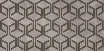 Декоры Marvel pro (Марвел Про) Atlas Concorde: Керамическая плитка Marvel Grey Fleury Hexagon (8MHG) 40x80