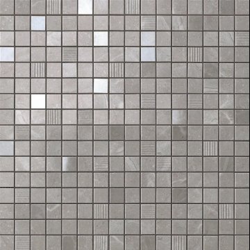 Мозаика Marvel pro (Марвел Про) Atlas Concorde: Керамическая плитка Marvel Grey Fleury Mosaic (9MVE) 30,5x30,5