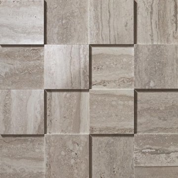 Мозаика Marvel pro (Марвел Про) Atlas Concorde: Керамогранит Marvel Trav. Silver Mosaico 3D (ADP9) 30x30