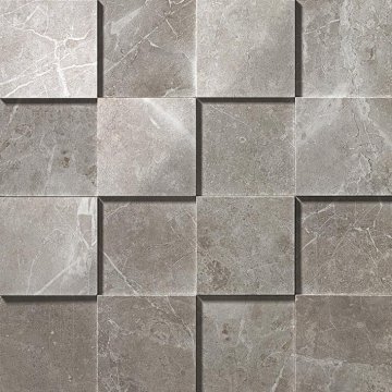 Мозаика Marvel pro (Марвел Про) Atlas Concorde: Керамогранит Marvel Grey Fleury Mosaico 3D (ADQA) 30x30