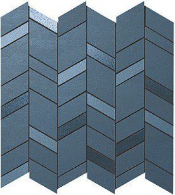 Карвинг 60x60 Mek (Мек) Atlas Concorde: Mek Blue Mosaico Chevron Wall