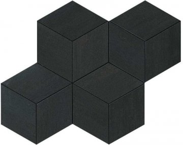 Карвинг 60x60 Mek (Мек) Atlas Concorde: Керамогранит MEK Dark Mosaico Esagono (AMKI) 30x35