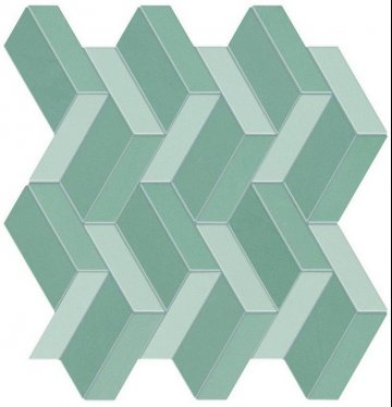 Карвинг 60x60 Prism (Призм) Atlas Concorde: Керамическая плитка Prism Moss Wiggle (A40B)