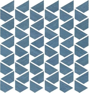 Карвинг 60x60 Raw (Рав) Atlas Concorde: Глазурованная керамическая плитка Raw Blue Flag (9RFB) 31,1x31,6
