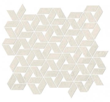 Карвинг 60x60 Raw (Рав) Atlas Concorde: Глазурованная керамическая плитка Raw White Twist (9RTW) 35,8x31