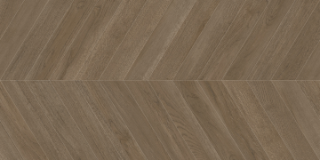 Матовый 1200*600 Волнат (Walnut) Delacora: Керамогранит Волнат Шеврон темный / Walnut Chevron Dark