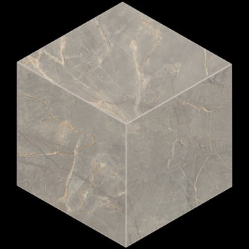 Карвинг 60x60 Бернини (Bernini) Estima: Мозаика BR03 Куб 29x25 непол. Серый