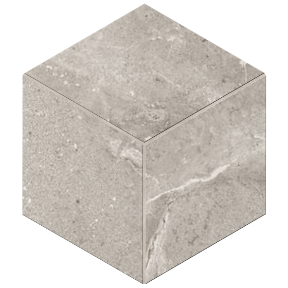 Элемент Мозаика KA03 Куб 29x25 непол. Светло-коричневый коллекции Кайлас (Kailas) Estima