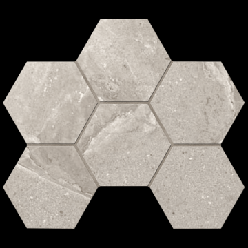Карвинг 60x60 Кайлас (Kailas) Estima: Мозаика KA03 Гексагон 25x28,5 непол. Светло-коричневый