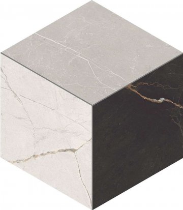 Карвинг 60x60 Нолана (Nolana) Estima: Мозаика NL02/NL04/NL00 Куб 29x25 непол. Светло-серый