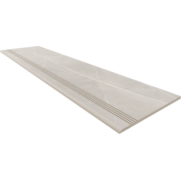 Карвинг 60x60 Нолана (Nolana) Estima: Ступень NL02-30x120-Непол.  Светло-серый