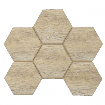 Карвинг 60x60 Селекшн (Selection) Estima: Мозаика SI01 Гексагон 25x28,5x10 непол. Дуб