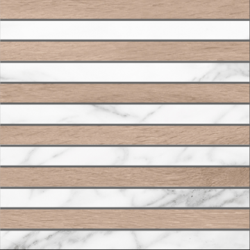 Карвинг 60x60 Селекшн (Selection) Estima: Мозаика SM01/SI01 Фасция 30x30x10 непол. Дуб