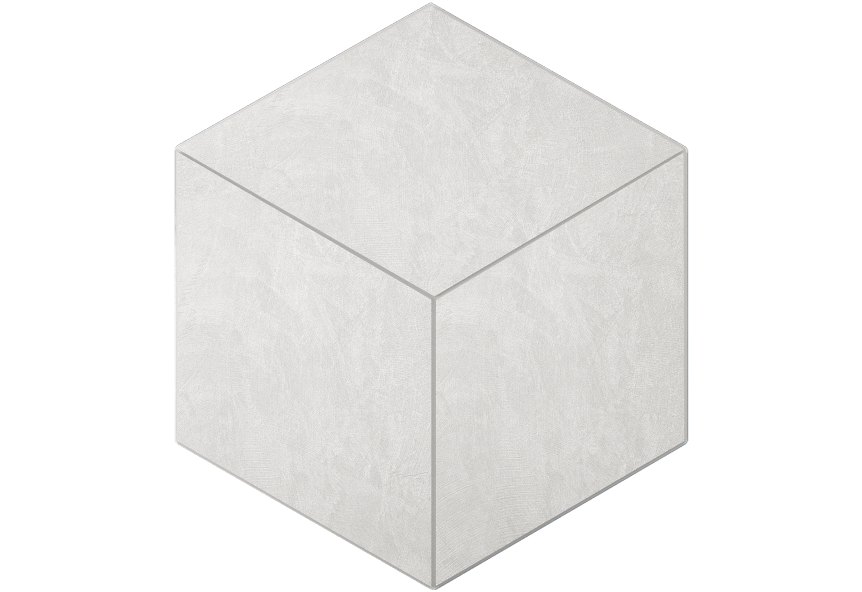 Элемент Мозаика SR00 Куб 29x25x10 непол. Молочно-белый коллекции Спектрум (Spectrum) Estima