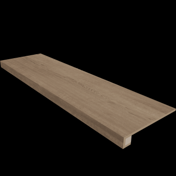 Карвинг 60x60 Классик Вуд (Classic Wood) Estima: Комплект  непол. (прямоугол. бортик) без насечек + Подступенок (14,5x120)) Бежевый