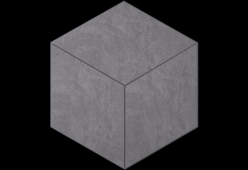 Карвинг 60x60 Спектрум (Spectrum) Estima: Мозаика SR06 Куб 29x25x10 непол. Графит