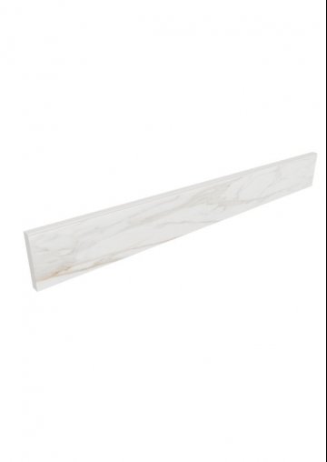 Карвинг 60x60 Суприм (Supreme) Estima: Плинтус SM02-7x60-Непол. Белый