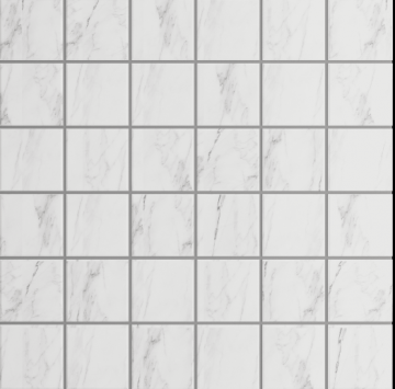 Карвинг 60x60 Суприм (Supreme) Estima: Мозаика SM01  30x30x10 непол./полир. Белый