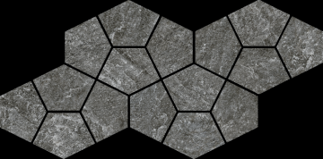 Карвинг 60x60 Magma (Магма) Италон: Магма Графит Призм