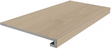 Карвинг 60x60 Альберони Kerama Marazzi: Ступень Альберони бежевый светлый матовый обрезной 60х33