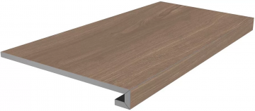 Карвинг 60x60 Альберони Kerama Marazzi: Ступень Альберони коричневый матовый обрезной 60х33