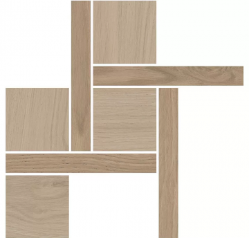 Карвинг 60x60 Альберони Kerama Marazzi: Декор Альберони 1 наборный бежевый матовый обрезной 27,5х27,5